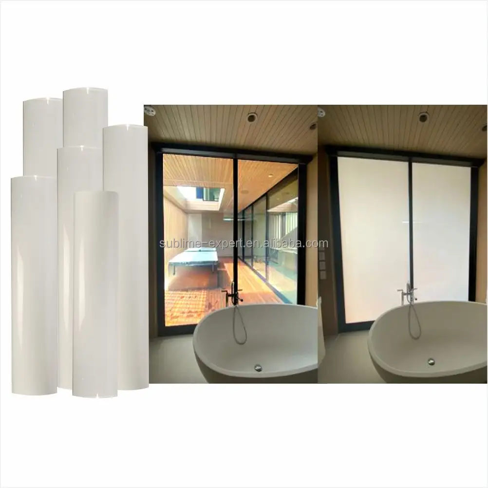 Film pintar mewah kabin mandi sakelar Film kaca pintar berwarna kaca partisi pintu PDLC jendela privasi kaca pintar kamar mandi