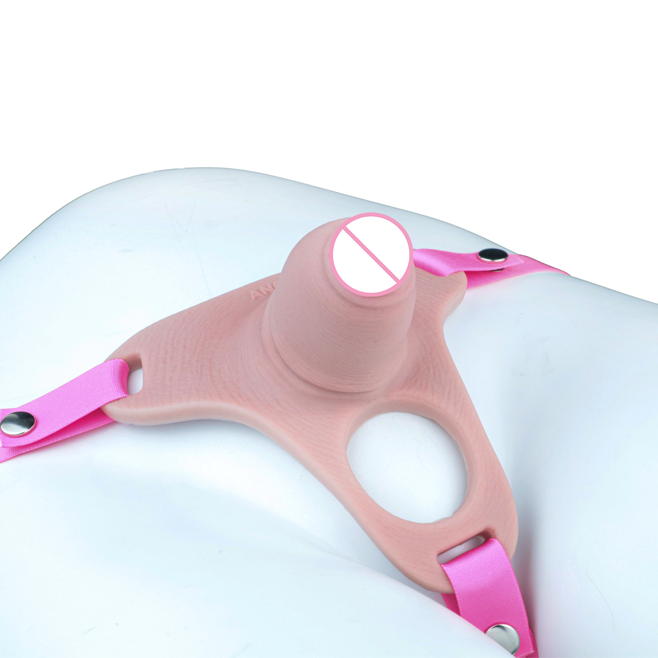 cage + pink Elastic belt-Skin