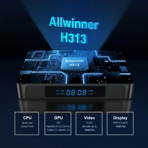 10.0สมาร์ททีวี X96q ALLWINNER H313 4K แอนดรอยด์แอนดรอยด์คุณภาพสูง5G WiFi แอปพลิเคชันที่กำหนดเองทดสอบการ M3U - Product Image 4