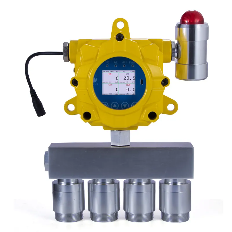 Bosha detector de gás fixo 4 em 1, novo detector fixo de parede para gás de hidrogênio