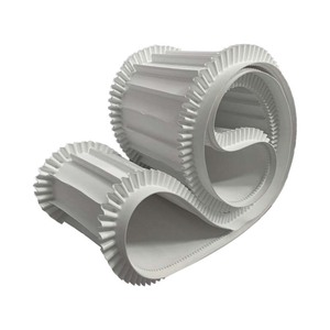 Customized White Sidewall <strong>Cleat</strong> Chevron Edge Flat PVC <strong>Conveyor</strong> <strong>Belt</strong>