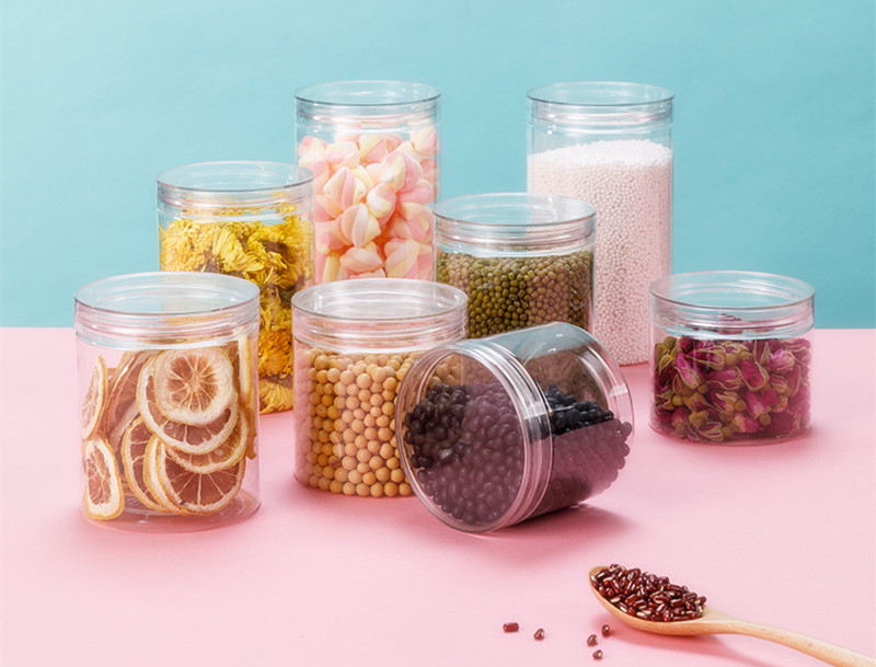 Pot en PET transparent