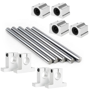 Eje de carril lineal OD, 20mm, 500-6000mm, eje óptico, tornillo de bola SCS20UU, soporte de movimiento lineal SK20, 2 uds., 4 Uds. - Product Image 1