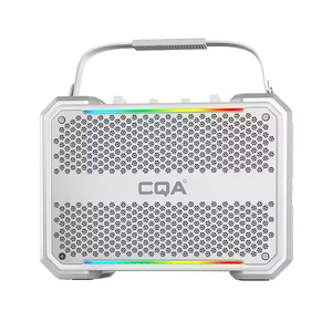 CQA 6.5&quot;-Inch Big Power Boombox, <strong>Portable</strong> Outdoor Karaoke Bluetooth Speaker with RGB Light Supporting Hands-free Calls - Product Image 2