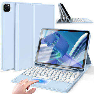2023 iPad 10 10.9英寸的工厂智能平板电脑外壳，带键盘软硅胶iPad 10外壳 - Product Image 1