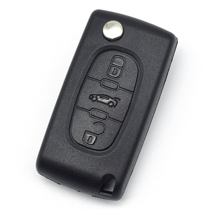 CE0523 HU83 itmeli anahtar c-itroen 3 düğmeler gövde oto C itroen anahtar kabuk değiştirme için anahtar kılıf kapak çevirin - Product Image 6
