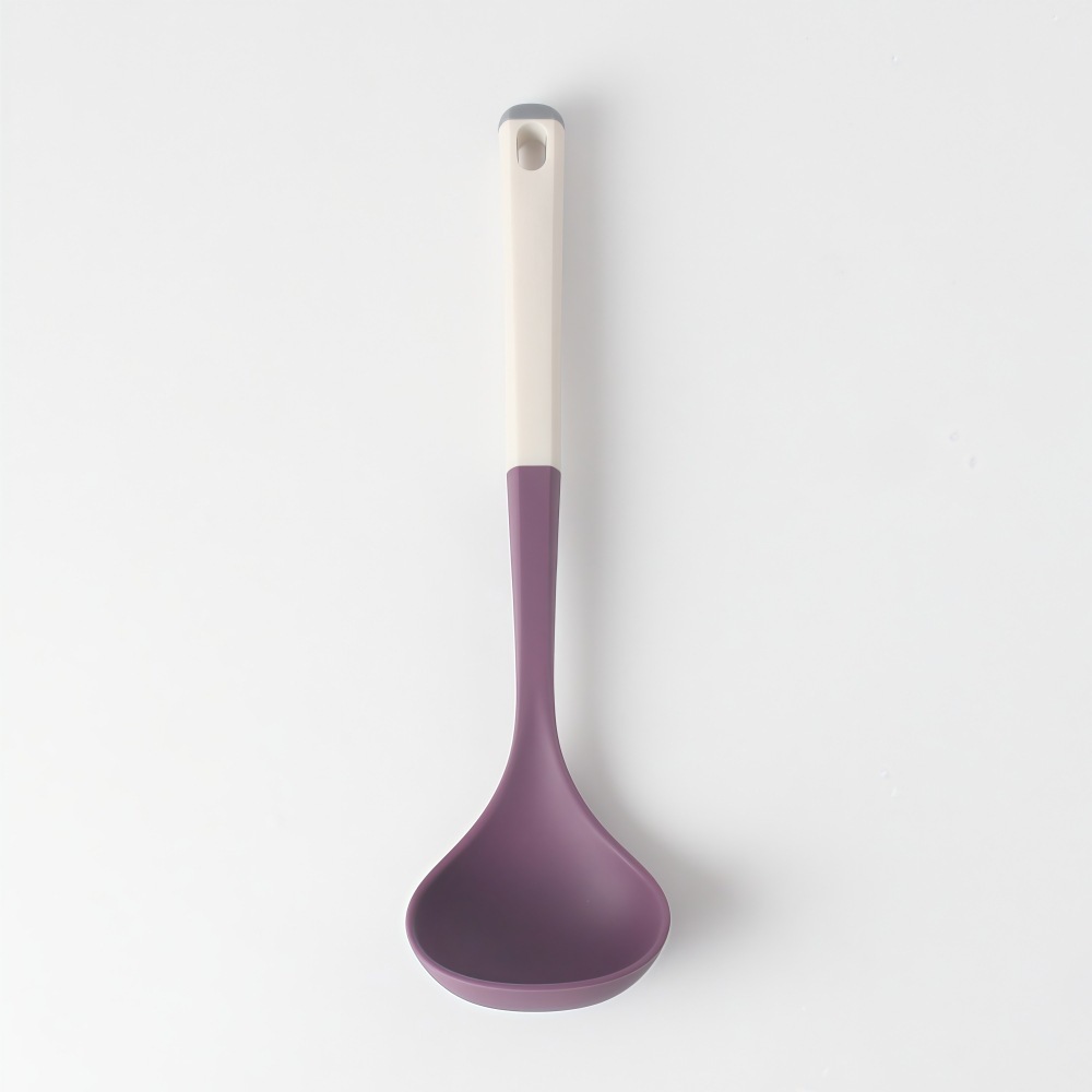 Cuillère à soupe en silicone violet