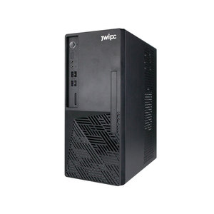 JWIPC Pre-Built PC Tower Intel Core i5 12400 4,4 GHz Windows 11 Home 8 Puertos USB Teclado con cable y ratón Combo PC de escritorio - Product Image 1