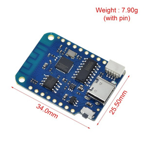 WEMOS D1 Mini V4.0.0 TYPE-C USB WIFI Internet delle cose scheda basata ESP8266 4MB MicroPython Nodemcu compatibile - Product Image 3