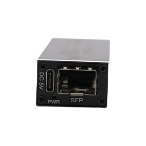 Micro Mini Tamaño 10 100 1000BASE-T a 100 1000BASE-X SFP Convertidor de medios de fibra 5V Entrada USB tipo C o alimentado por PoE - Product Image 6