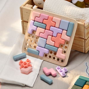 Đồ chơi giáo dục trẻ em giá xuất xưởng, đồ chơi xếp hình silicon, trò chơi mầm non, đồ chơi Montessori - Product Image 5