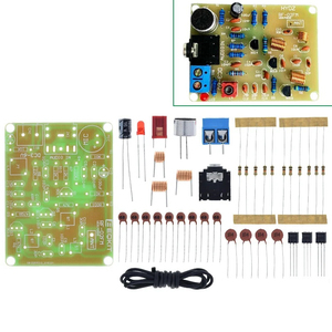 Módulo de micrófono inalámbrico con modulación de frecuencia FM de 88-108MHz, Kits de bricolaje, piezas de placa transmisora, módulo transmisor FM DC 3-6V - Product Image 1