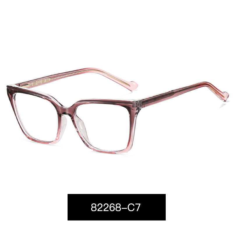 C7 Gray purple/Transparent pink