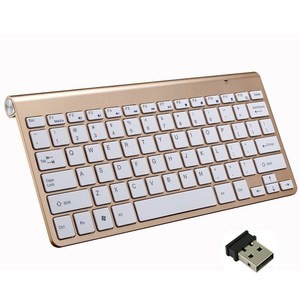 Teclado y ratón inalámbricos de 2,4G, miniteclado para Notebook, portátil, Mac, PC, ordenador de escritorio, TV inteligente, PS4 - Product Image 5