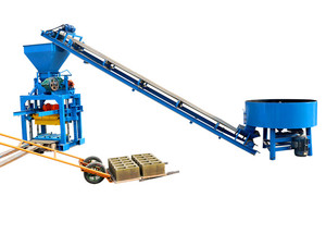 Taiwan <strong>Building</strong> <strong>Block</strong> <strong>Making</strong> <strong>Machine</strong> QTJ4-35 Widely Used Cement <strong>Block</strong> <strong>Making</strong> Production <strong>Line</strong> for Smaller Investment - Product Image 2