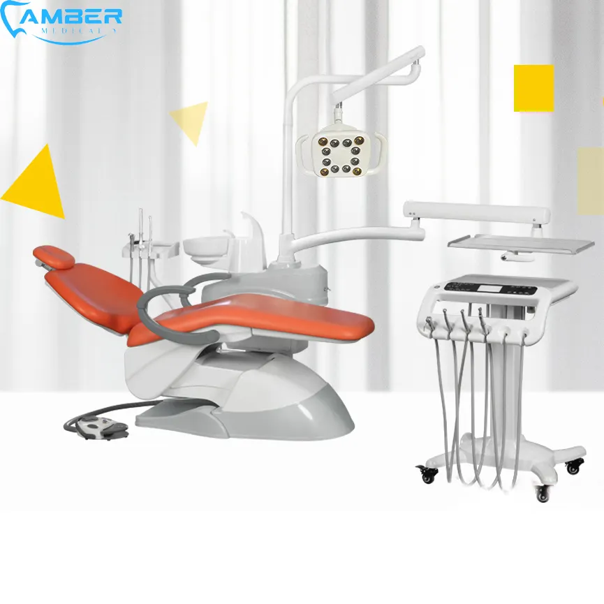 Unidade dental da cadeira do boêmio com cadeira dentária portátil