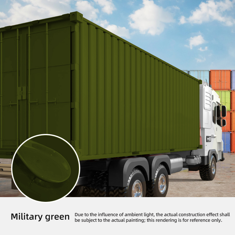 Verde militar (de dos componentes o de un componente)