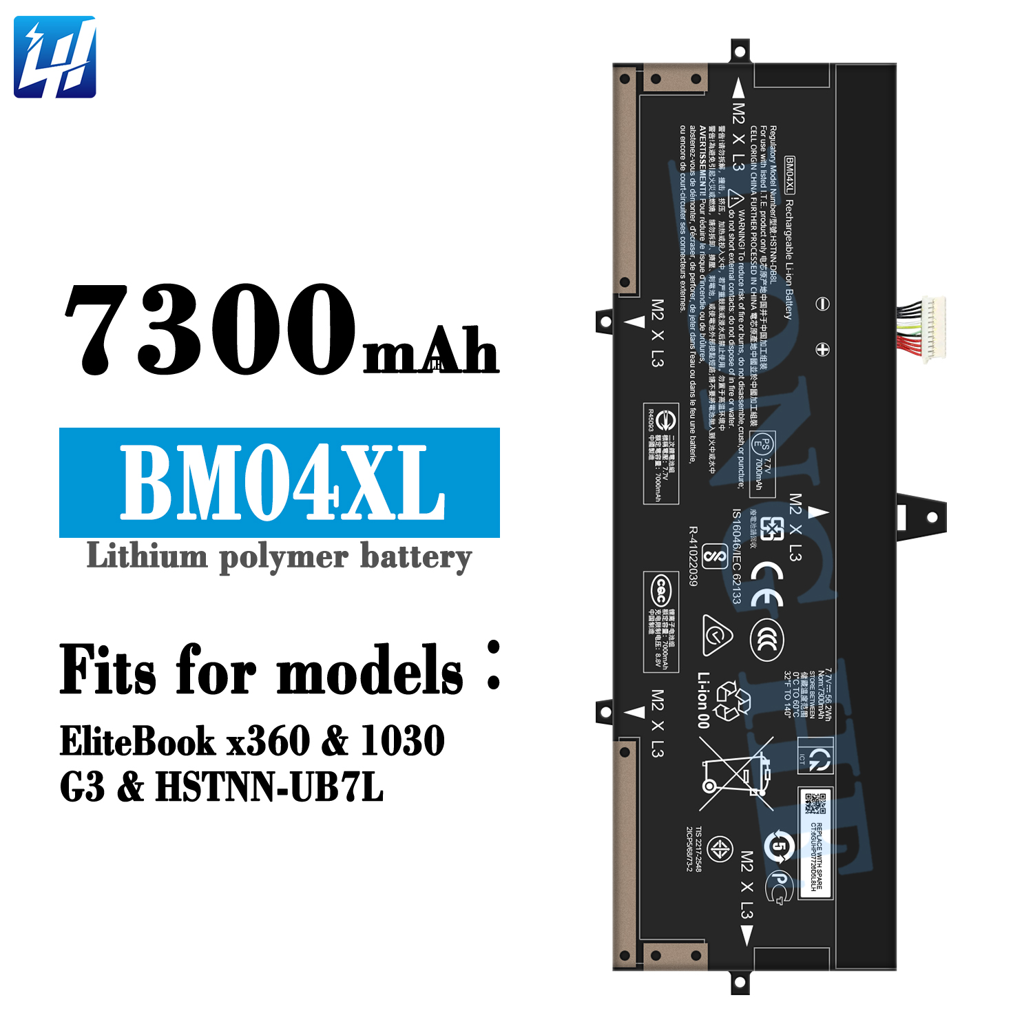 for HP EliteBook x360 1030 G3 HSTNN-UB7L