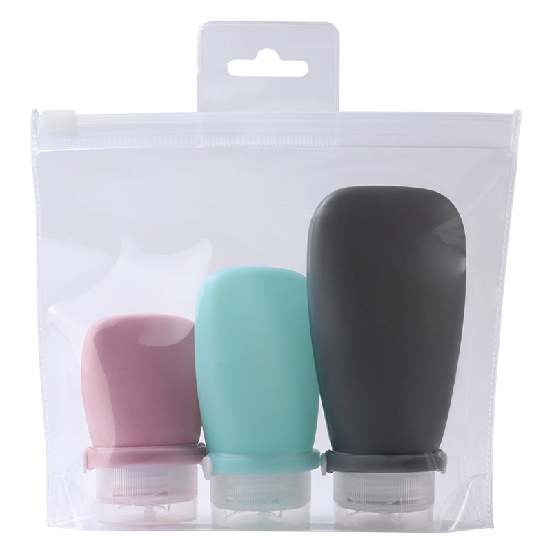 Set de 3 botellas de 30+60+90ml con bolsa de EVA