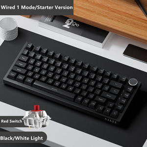 AK820 USB Wired RGB Gaming Mechanical <strong>Keyboard</strong> White/Black/Purple <strong>Customized</strong> 75% Layout Gasket Structure for Pc Computer - Product Image 3
