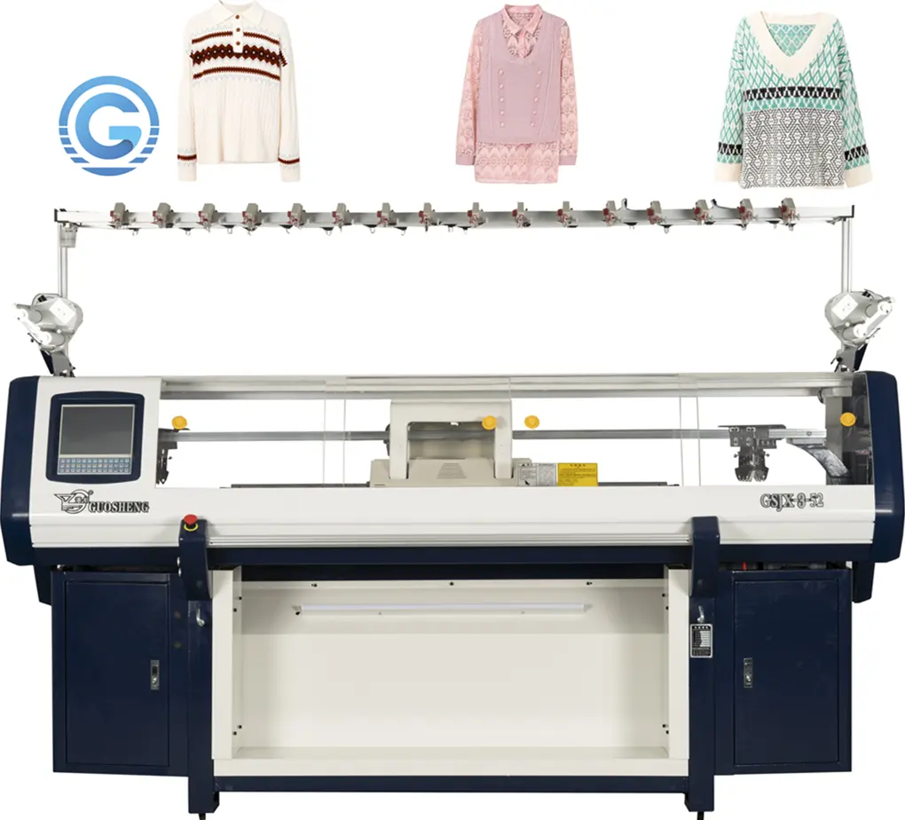 Machine à tisser pour couverture Jacquard avec aiguilles feiki, laine, jauge multiple, 3 pièces