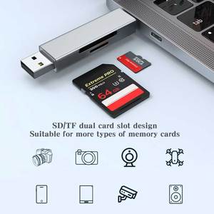 Cantell nuovo Design 2-in-1 Multi-funzione USB Type-C SD TF lettore di schede Multi-tipo lettore di schede TF - Product Image 3