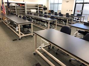 All-Steel Modern <strong>Design</strong> Modular <strong>Computer</strong> <strong>Table</strong> <strong>for</strong> College Students <strong>for</strong> School Workshop Hospital Use Easy to Move - Product Image 4