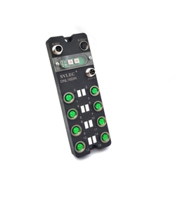 Modulo di estensione IP 67 SV-Link M8 con porta di alimentazione ausiliaria T-Code Master scheda modbus uscita ingresso PLC modulo TCP IO link - Product Image 3