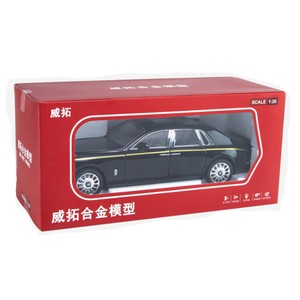 ALB合金車シミュレーション車摩擦車モデル1:24ダイキャストおもちゃ車オープンドアダイキャストプルバックセットサウンドライト付き - Product Image 4