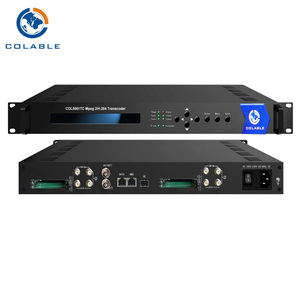 High Quality Audio Video <strong>Transcoder</strong> 6 DVB-S2/DVB-T/ISDB-T/DVB-C/ATSC <strong>Mpeg4</strong> <strong>Mpeg2</strong> H.264 ASI IP <strong>Transcoder</strong> COL5081T