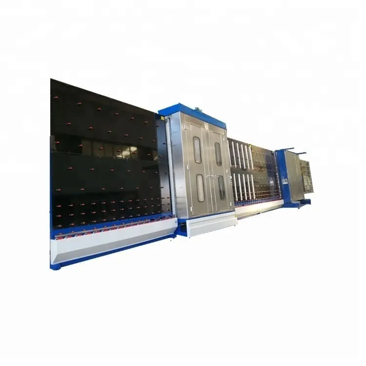 Ce vertical dupla vitrificação dgu que faz a máquina de processamento igu produzir linha de produção de vidro isolante com tapete automat
