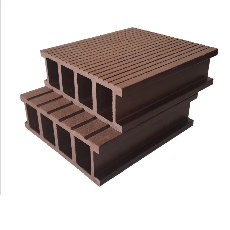 Outdoor Court Yard Terrace Wood Plastic Composite WPC Decking / Flooring