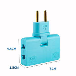 Wholesale Rotary <strong>Plug</strong> <strong>Eu</strong> Converter 3 in 1 180 Degree Extension <strong>EU</strong> <strong>Multi</strong>-<strong>plug</strong> Mini Wireless Socket Travel <strong>Adapter</strong> Convenient - Product Image 2