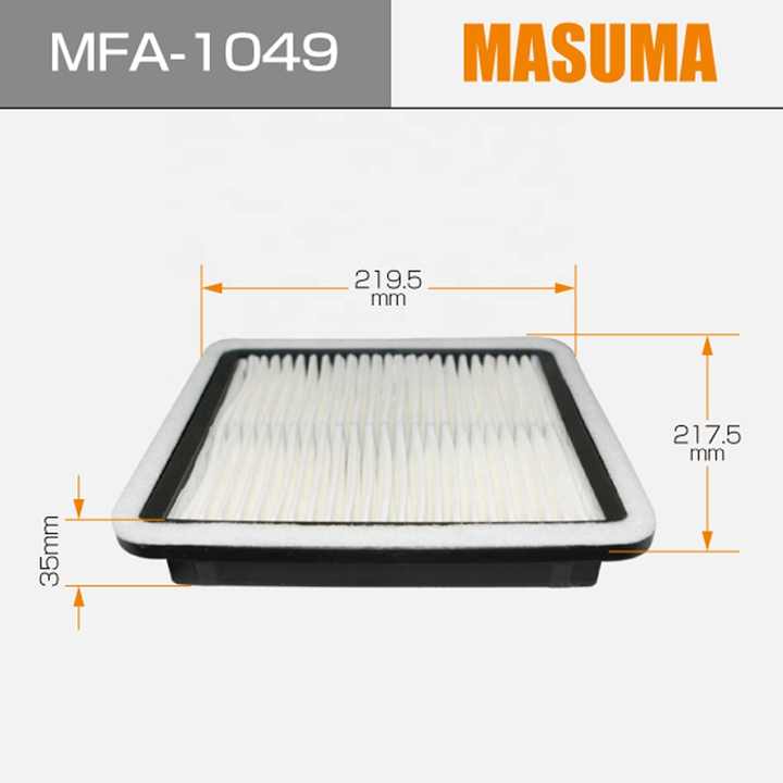 MFA-1049 MASUMA oto şasi parçaları hava filtresi 16546AA090 16546-AA090 16546AA120 SUBARU