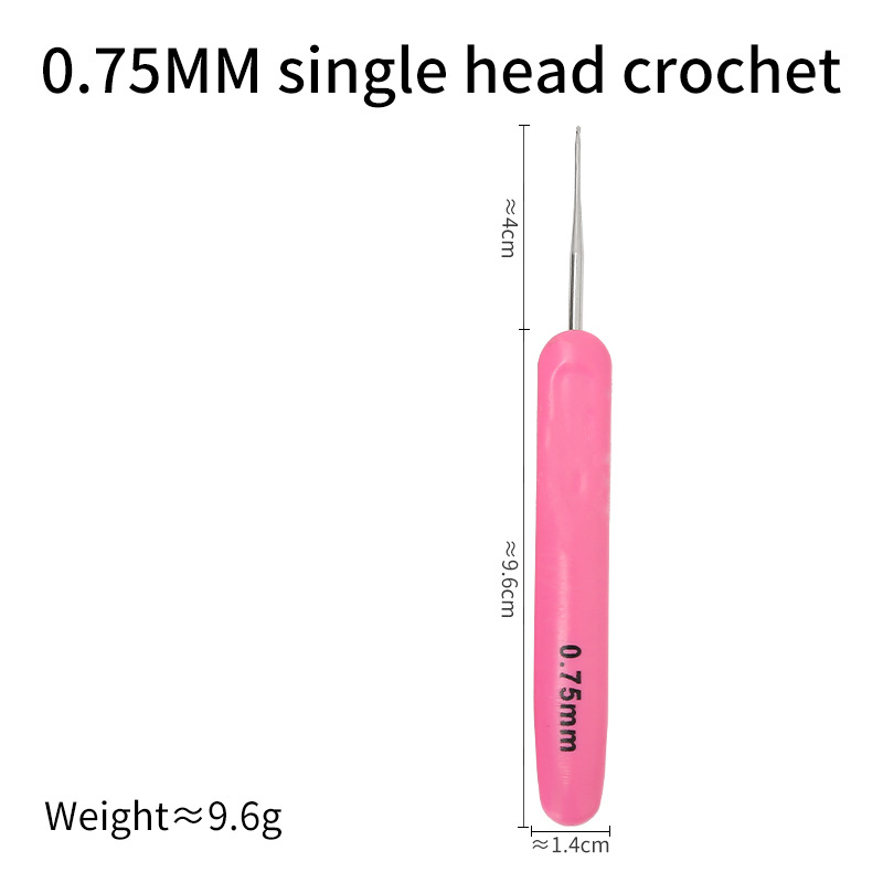 Crochet simple de 075 mm