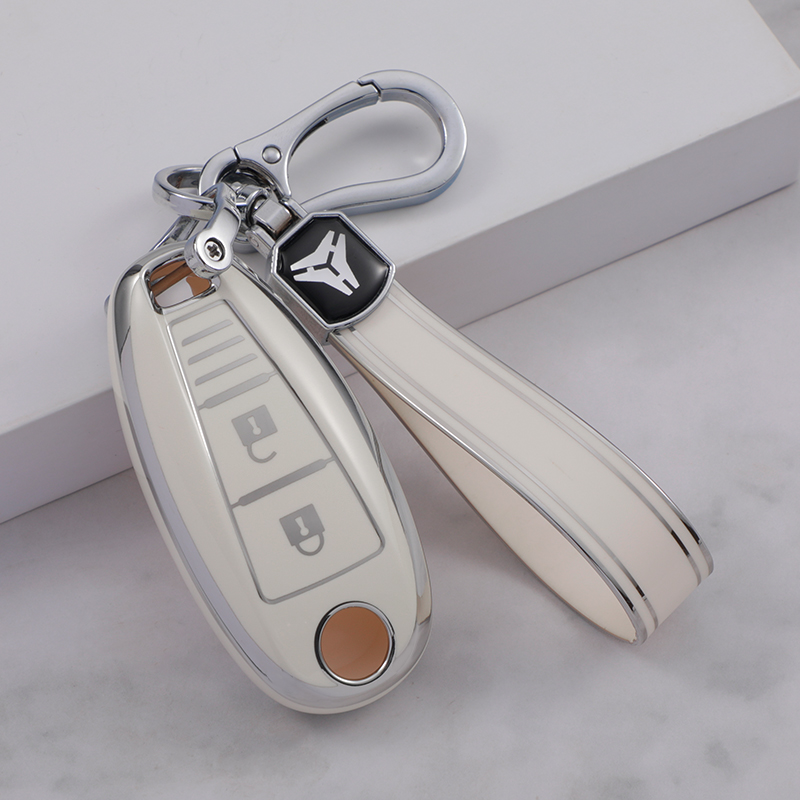 Un blanc + porte-clés