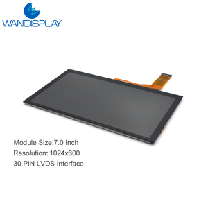 Wandisplay 30pin LVDS LCD Bảng điều khiển TFT LCD ánh sáng phía trước 1024*600 7 inch cảm ứng Bảng điều chỉnh - Product Image 2