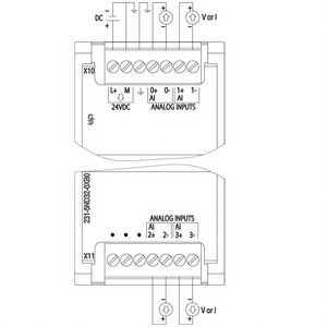 Módulo de control de temperatura 6ES7231-5ND32-0XB0 PLC ENTRADA ANALÓGICA SM 1231, 4 AI, módulo de potencia de 16 bits controlador lógico PLC