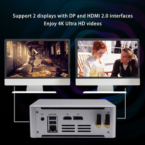 <strong>Linux</strong> Intel Core I7 8750H Processor 2.2GHz up to 4.1GHz 6 Core Mini <strong>Computer</strong> PC for Gaming - Product Image 6