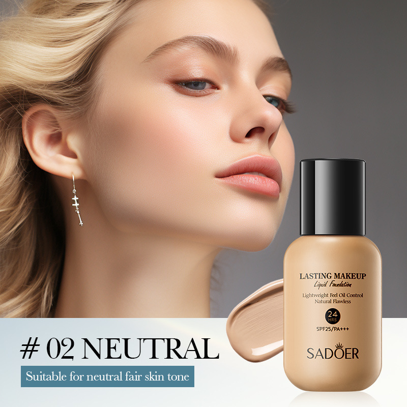 Fond de teint liquide 02 blanc neutre 40ml