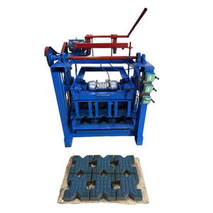 Idea para pequeñas empresas, máquina para fabricar bloques de enclavamiento 4-35, fabricante de ladrillos de cemento eficiente con motor central y componentes PLC - Product Image 2