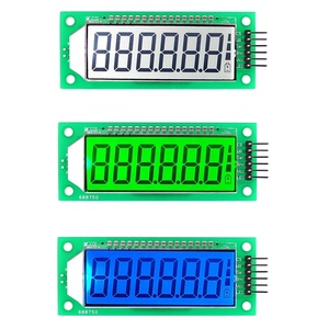 DIYmalls 2,4 "Zoll LCD-Bildschirm modul 6-stelliges 7-Segment mit Hintergrund beleuchtung HT1621 3-Draht SPI DC4.7-5.2V für Arduino