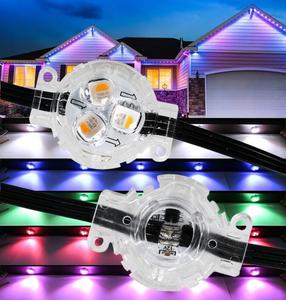 SHIJI IP67 Adressierbar 12V UCS2904 30mm Rgbw LED Pixel Licht Outdoor Weihnachts dekoration LED Modul Punkt licht