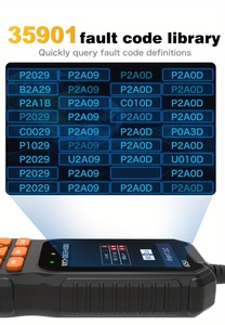 V520 <strong>OBD2</strong> Diagnostic Tool Electric Engine Analyzer with Multi-<strong>Language</strong> English 12-Month Warranty OBDII/EOBD Fault Code Reader