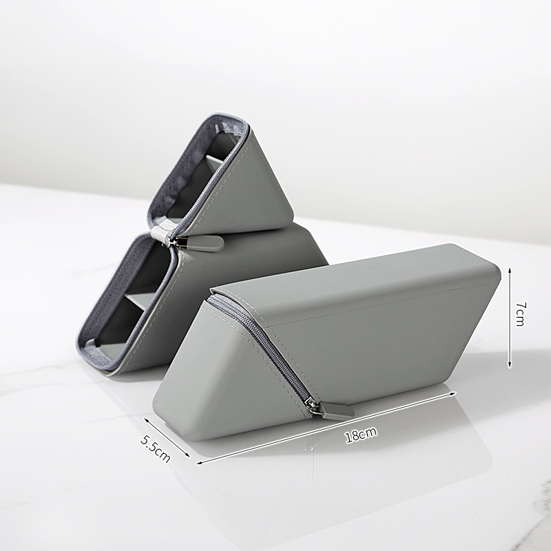 Astuccio inclinato in silicone - Grigio