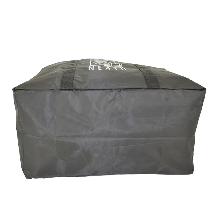 2024 Popular Easy Carry 함께 Clear Pockets 420D Strong Polyester Zipper Closure Tote Laundry Bag 핸들