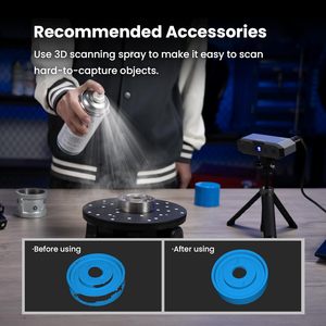Revopoint Mini 2 Escáner de modelo 3D portátil Impresión 3D Mano Industrial Luz azul Estándar 0,02mm Precisión Escaneo rápido 16