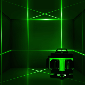 批发高质量16线4D绿色激光水平仪水平和垂直线施工工具激光水平仪