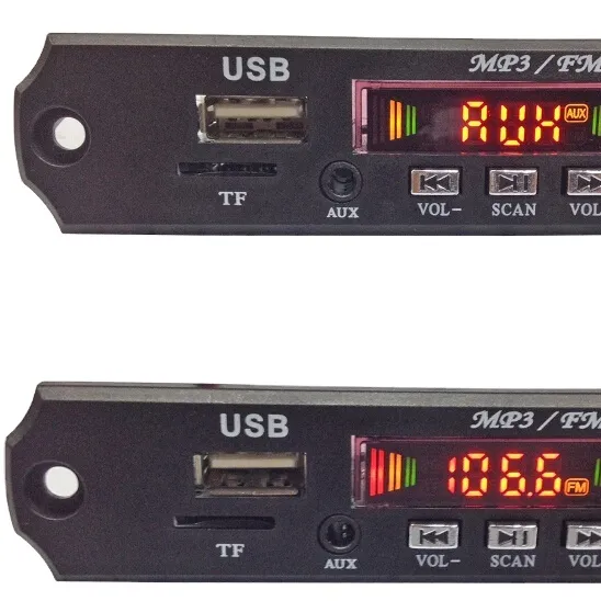 USB SD TF FM usb sd الموسيقى fm راديو عدة عن بعد BT مشغل mp3