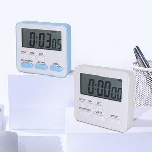 Timer conto alla rovescia per la casa della cucina cottura LCD timer positivo 23 ore, 59 minuti e 59 secondi calendario con orologio - Product Image 3